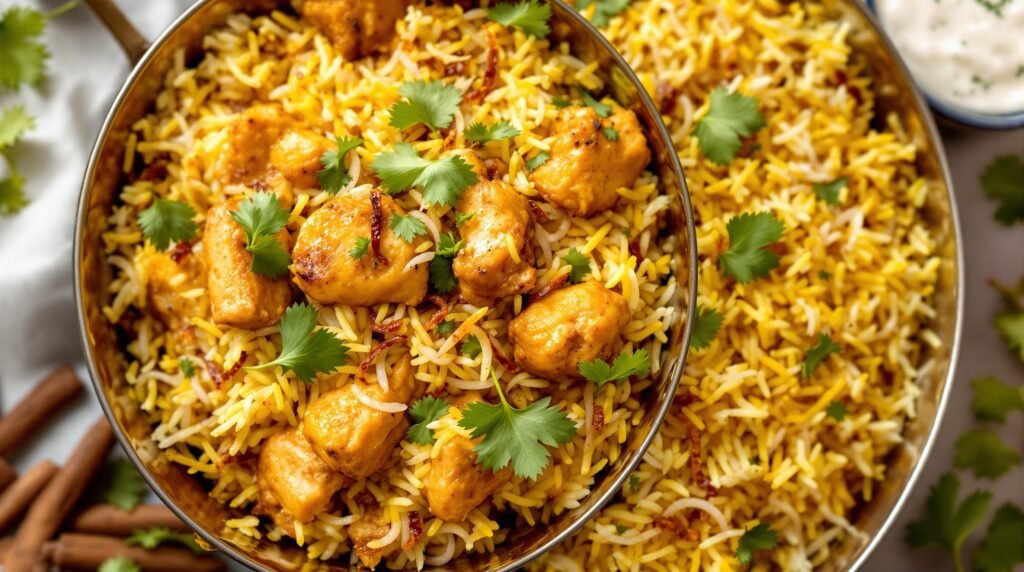 A tasty dish with vibrant aromatic flavour